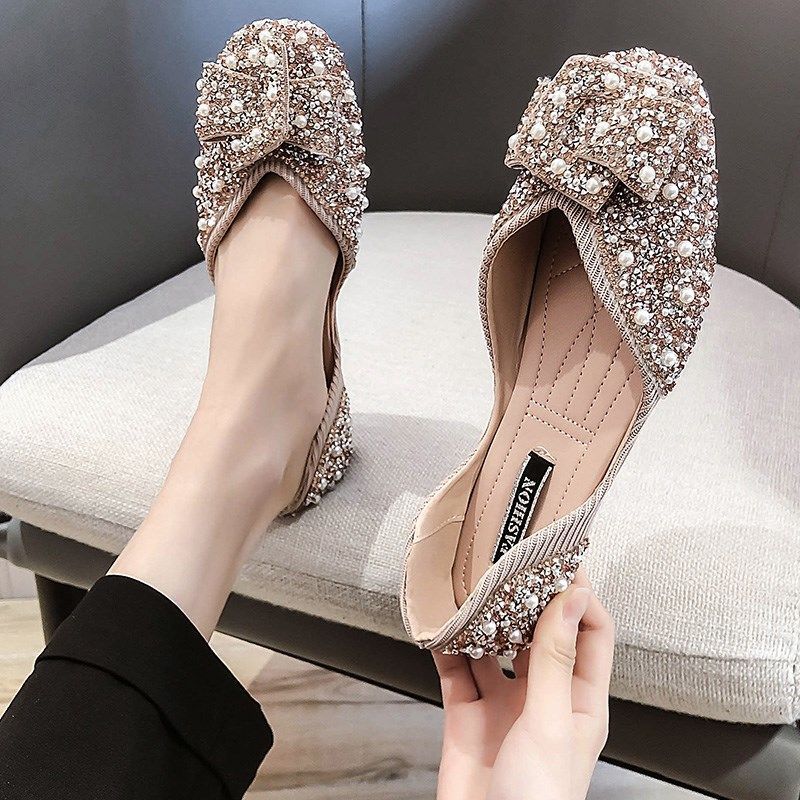 Chaussures plates pour femmes de grande taille