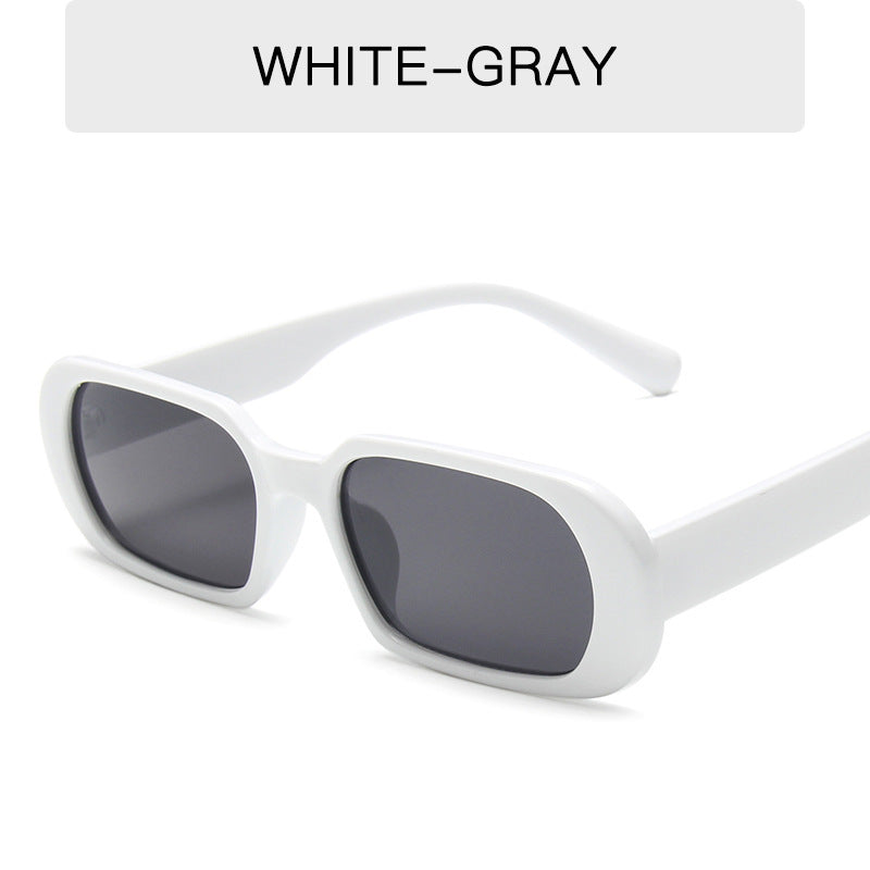 Lunettes de soleil rétro à petite monture pour femmes, couleur bonbon, colorées, tendance