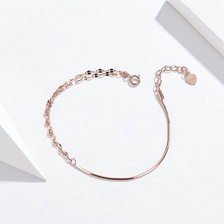 Bijoux européens et américains, bracelet en argent sterling, bijoux pour filles