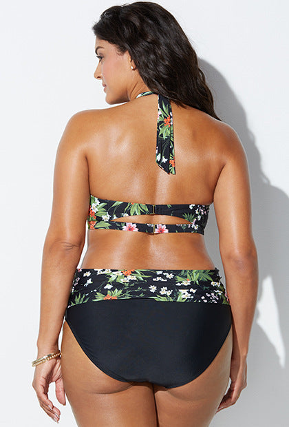 Bikini fleuri européen et américain