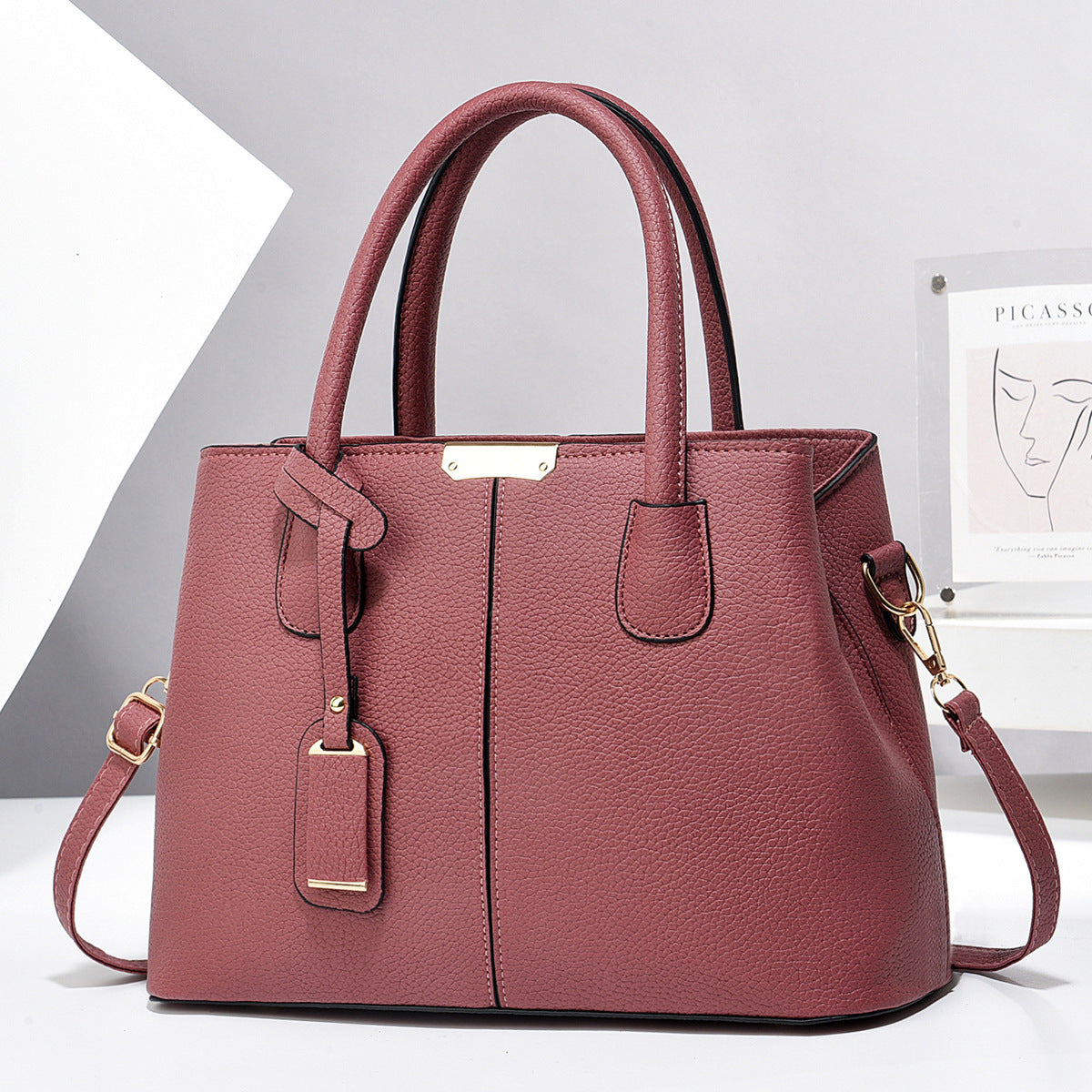 Sac à main tendance, sac messager à bandoulière de grande capacité