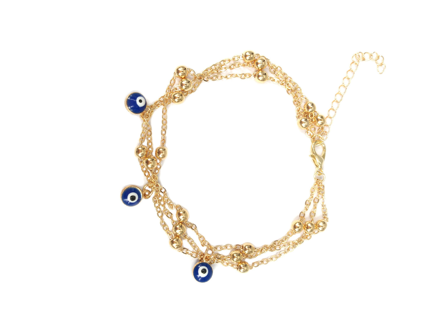 Pendentif œil Chaussures Bijoux fantaisie Chaîne de perles Bracelet de cheville