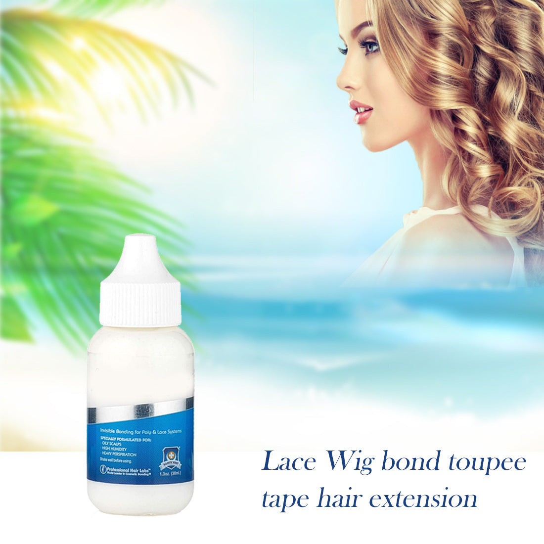 Colle pour faux cils, perruque, dentelle, coiffure