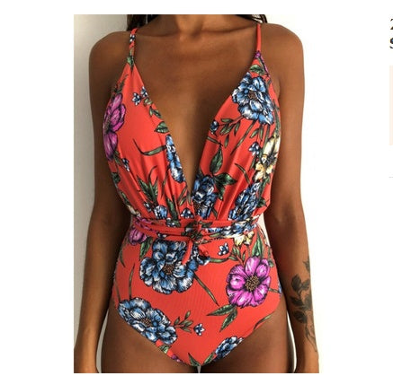 Maillot de bain une pièce dos nu monokini pour femme