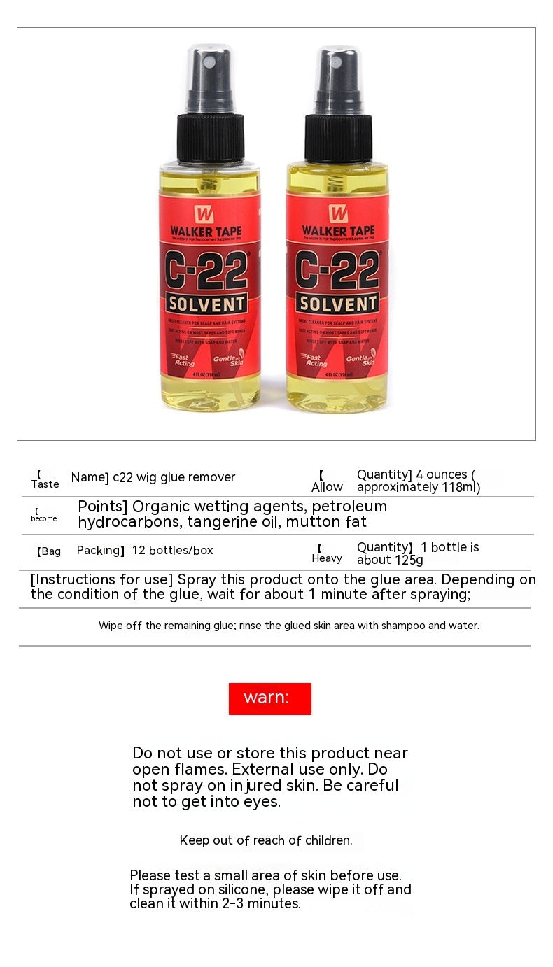 Spray anti-colle pour perruques 118 ml