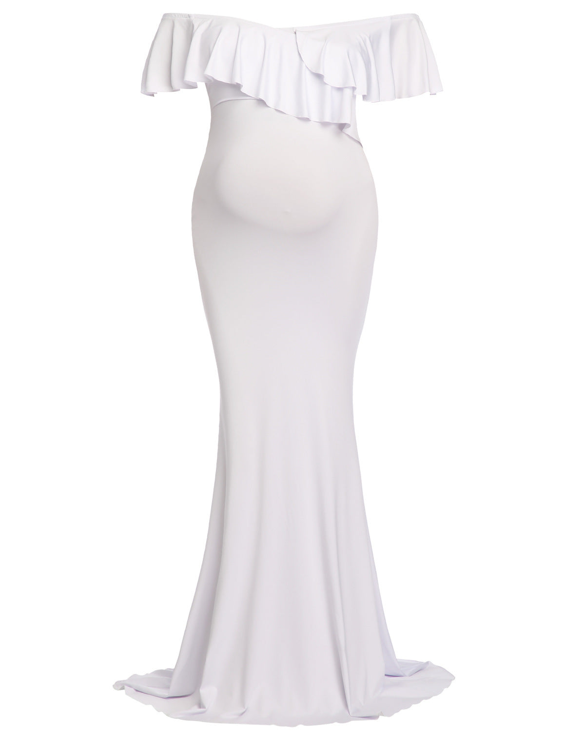 Robe de maternité en mousseline de soie pour photographie