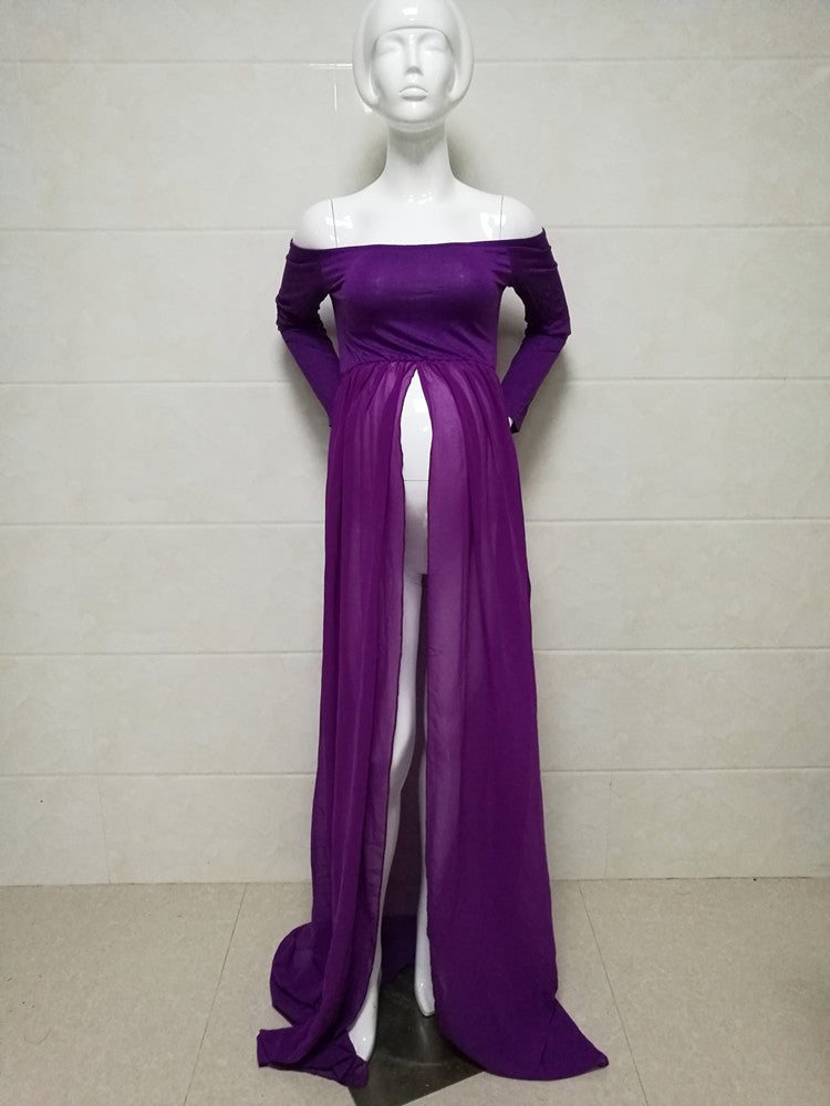 Vente rapide eBay Commerce extérieur Femmes enceintes Portrait Photo Robe