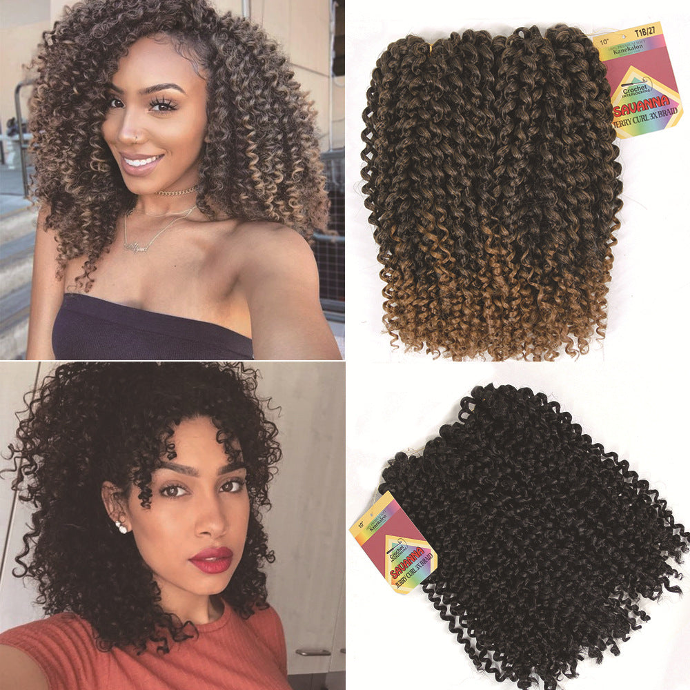 Extension de cheveux africains au crochet