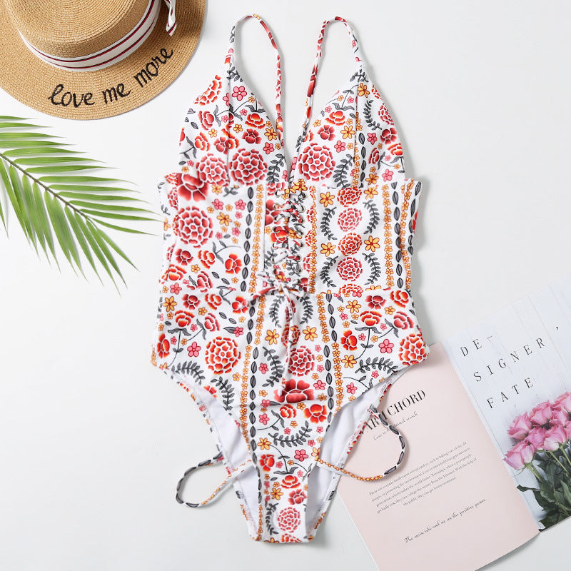 Maillot de bain une pièce sexy aux yeux noirs pour femmes