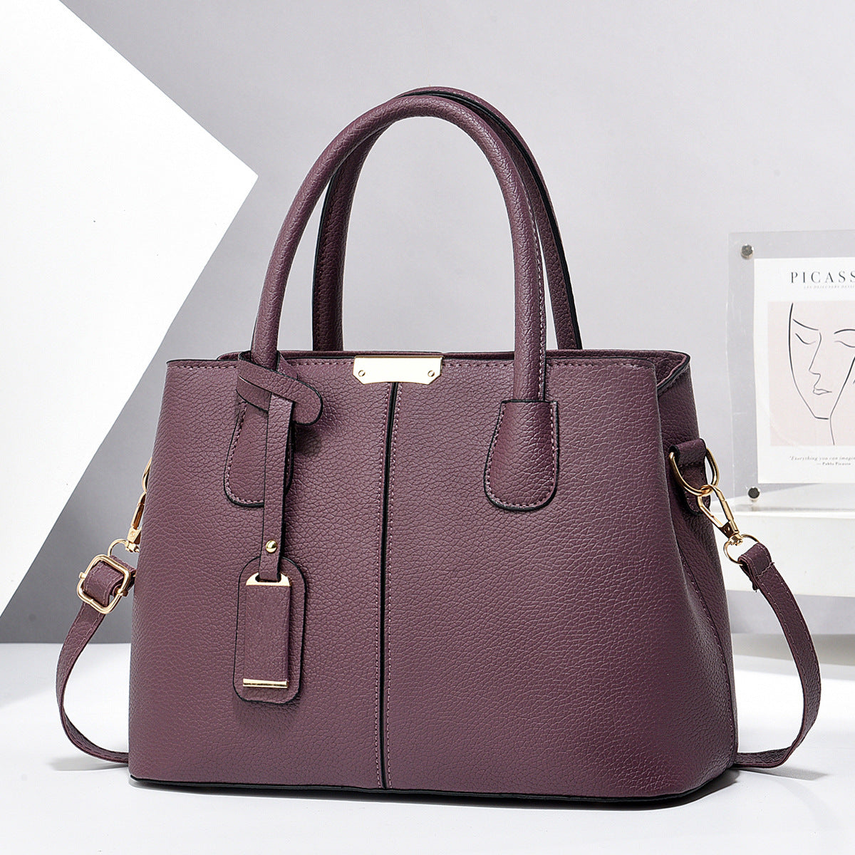 Sac à main tendance, sac messager à bandoulière de grande capacité