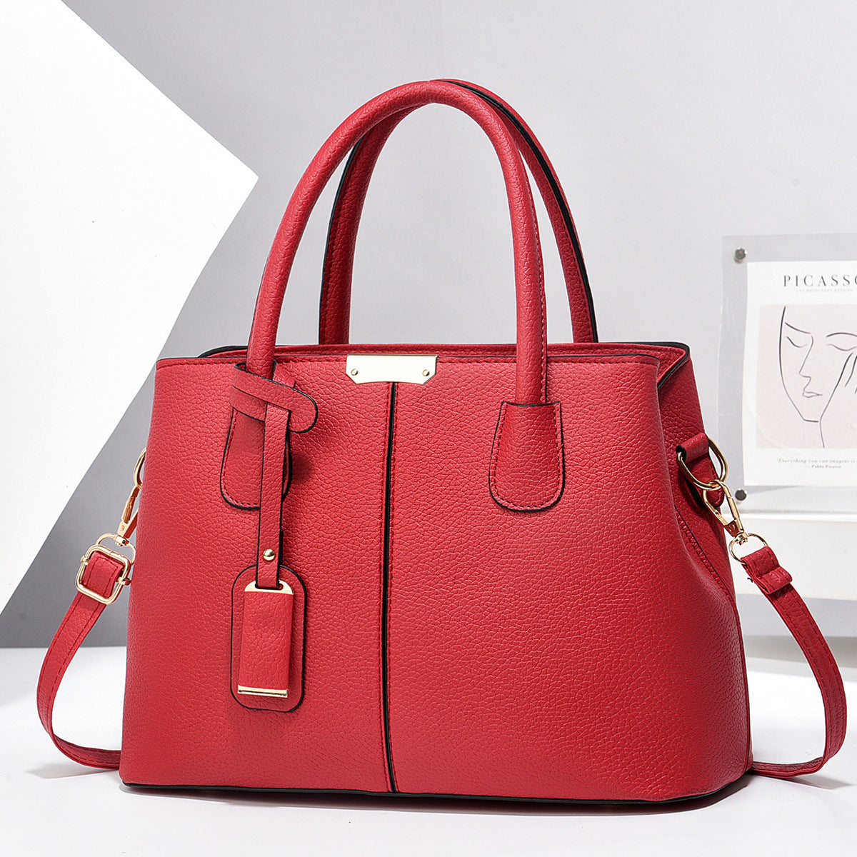 Sac à main tendance, sac messager à bandoulière de grande capacité