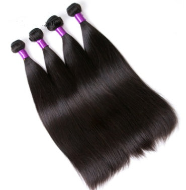 Cheveux humains raides brésiliens, cheveux humains raides brésiliens, vente chaude, couleur naturelle