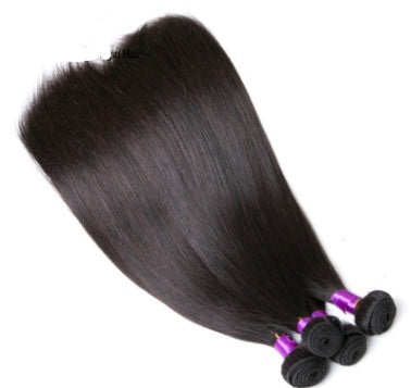 Cheveux humains raides brésiliens, cheveux humains raides brésiliens, vente chaude, couleur naturelle