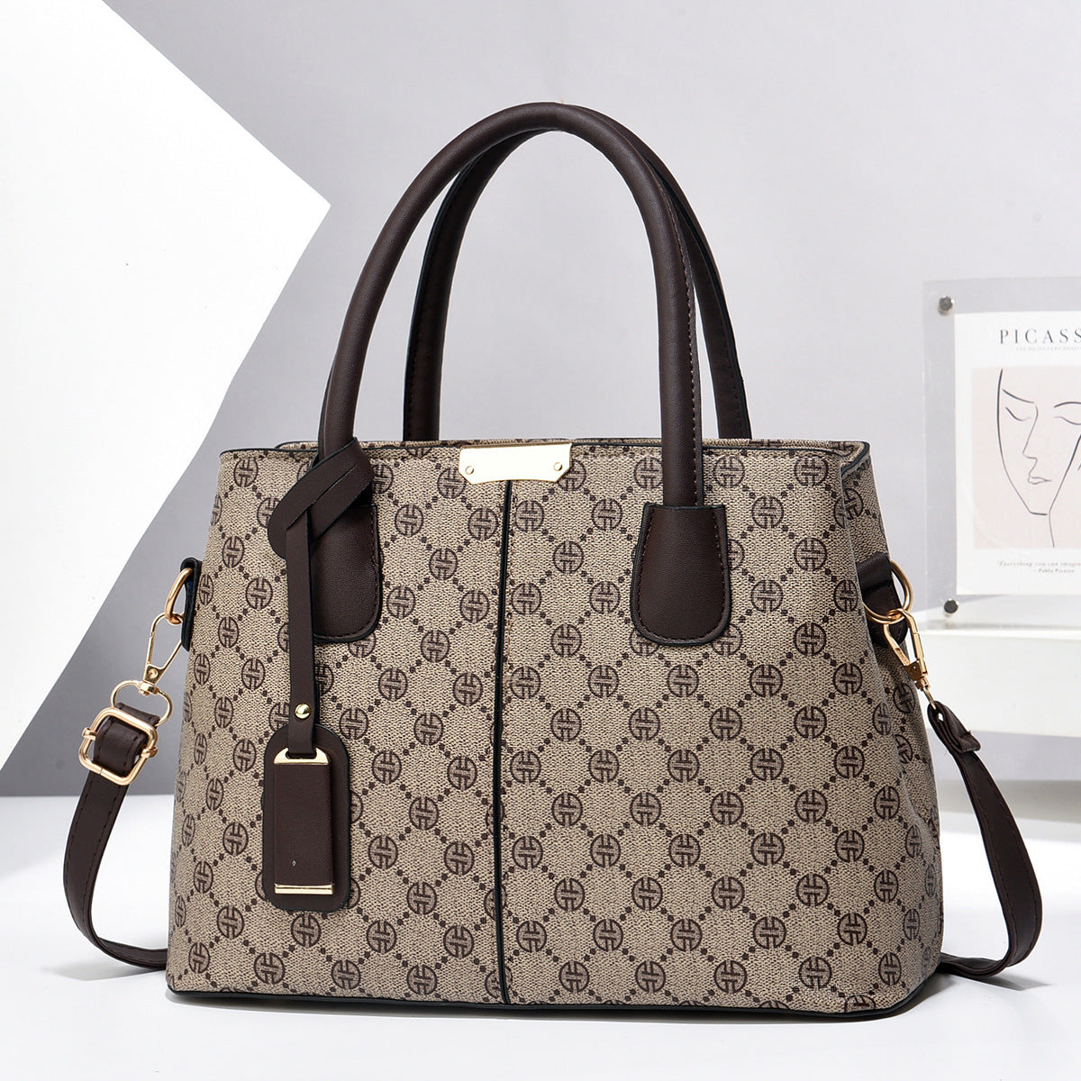 Sac à main tendance, sac messager à bandoulière de grande capacité