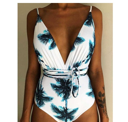 Maillot de bain une pièce dos nu monokini pour femme