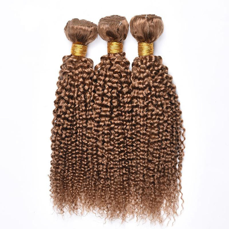 cheveux humains crépus bouclés