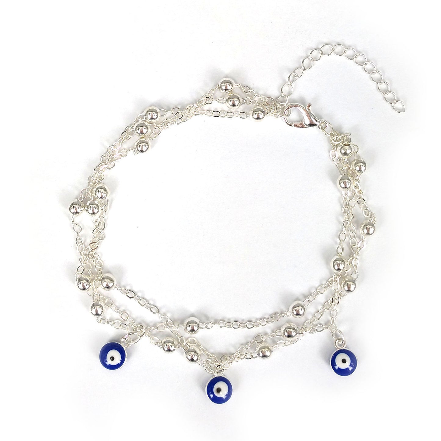 Pendentif œil Chaussures Bijoux fantaisie Chaîne de perles Bracelet de cheville