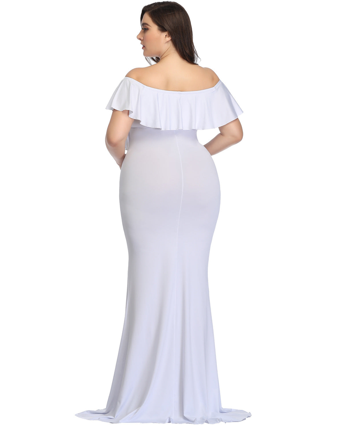 Robe de maternité en mousseline de soie pour photographie