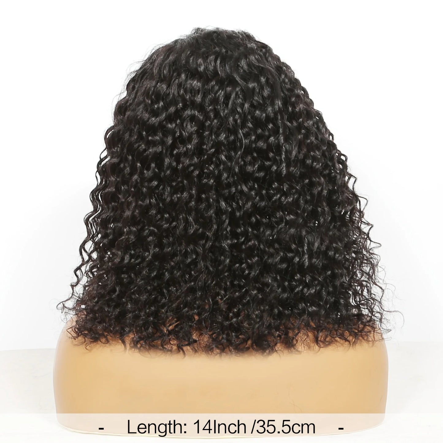 Perruque bandeau ondulée en cheveux humains bouclés pour femmes, 100 % cheveux naturels, perruques Bobo entièrement fabriquées à la machine, cheveux noirs naturels