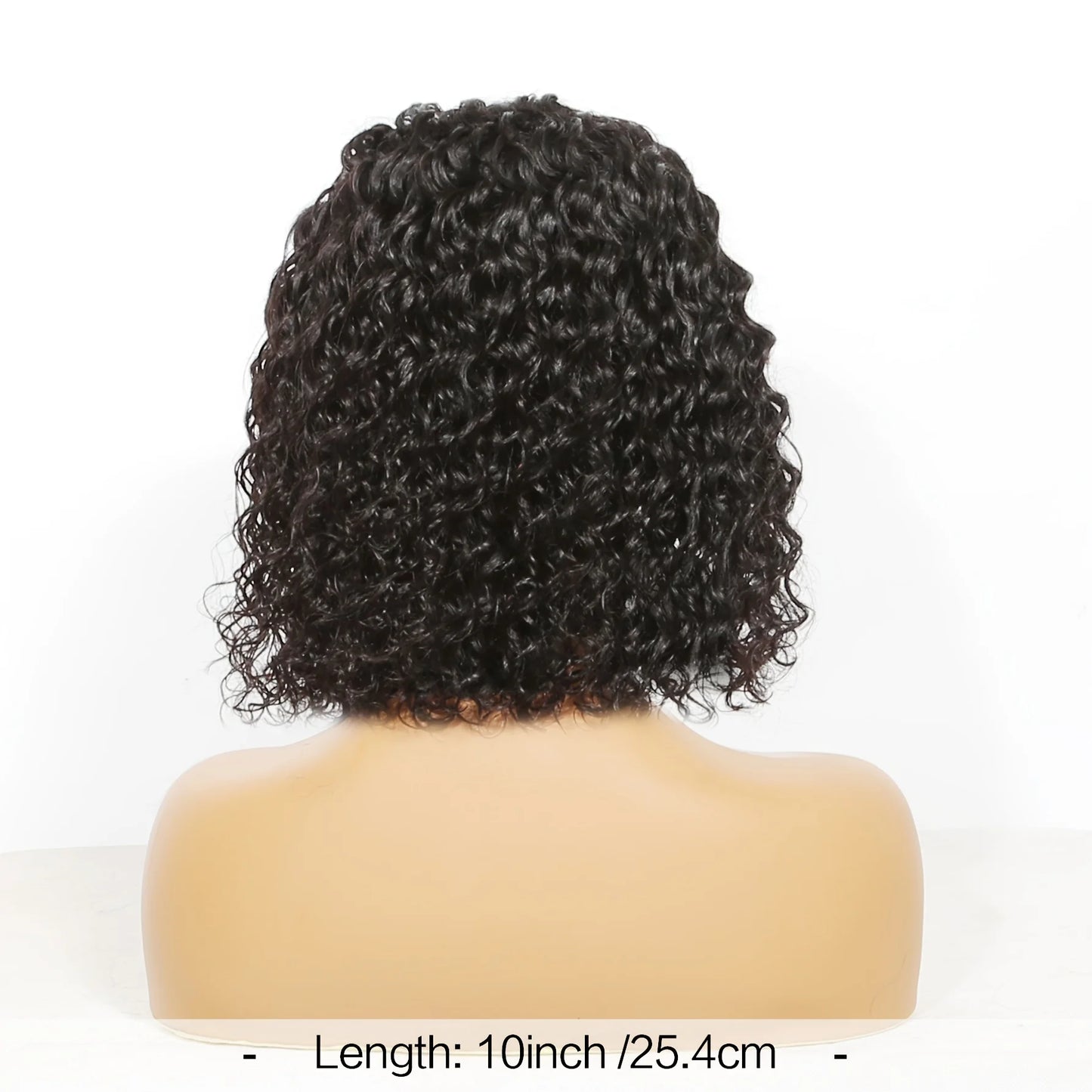 Perruque bandeau ondulée en cheveux humains bouclés pour femmes, 100 % cheveux naturels, perruques Bobo entièrement fabriquées à la machine, cheveux noirs naturels