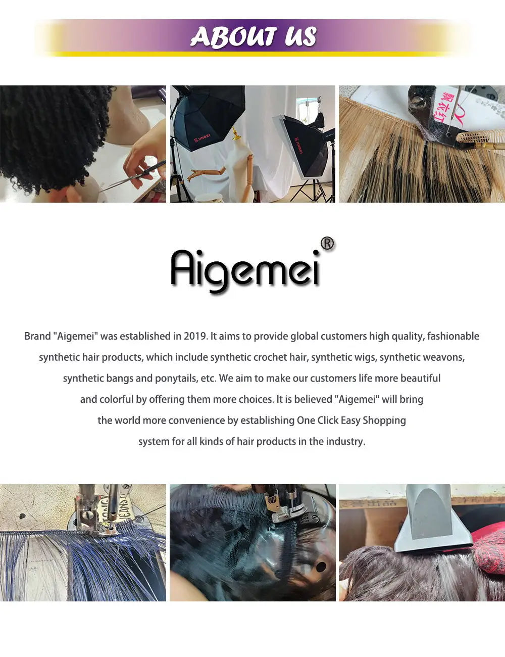 Aigemei – Perruques synthétiques longues avec frange, 66 cm, cheveux bouclés ondulés pour femme, fibre haute température, couleur noir et marron