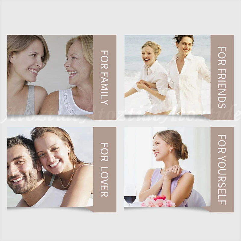 Atoztide – Chaîne de taille personnalisée en acier inoxydable avec plusieurs noms et lettres, simple et sexy, pour femme, cadeau de Noël