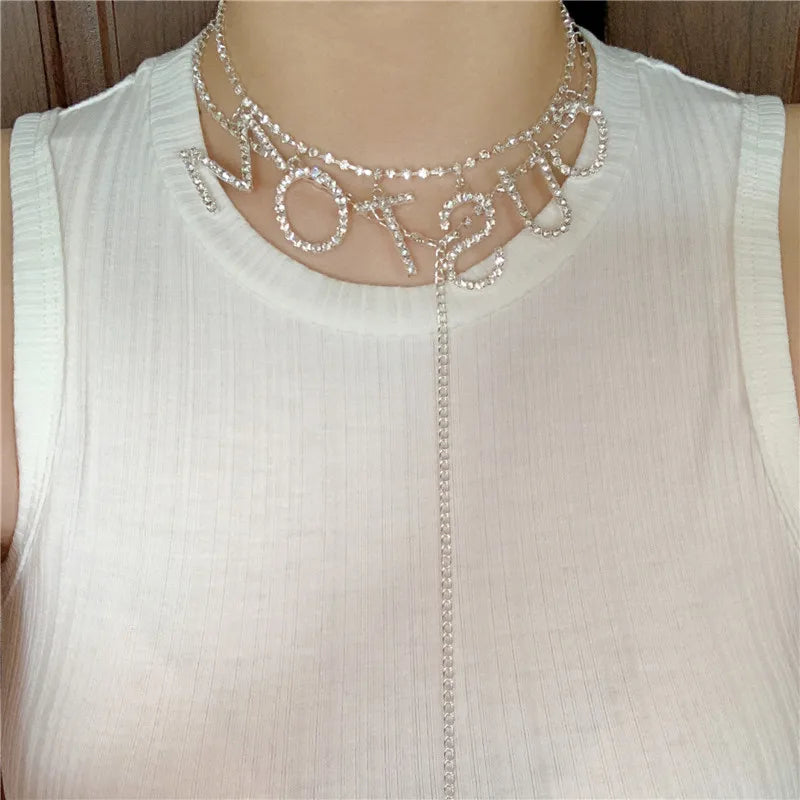 Chaîne de taille en strass pour femmes et filles, personnalisable, avec lettres, livraison directe, bijoux de corps, fête