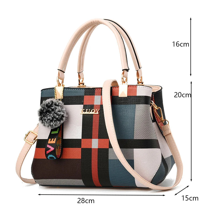 Sacs à bandoulière décontractés en cuir PU pour femmes, sac à main fourre-tout de luxe de styliste, sac à bandoulière de voyage de grande capacité