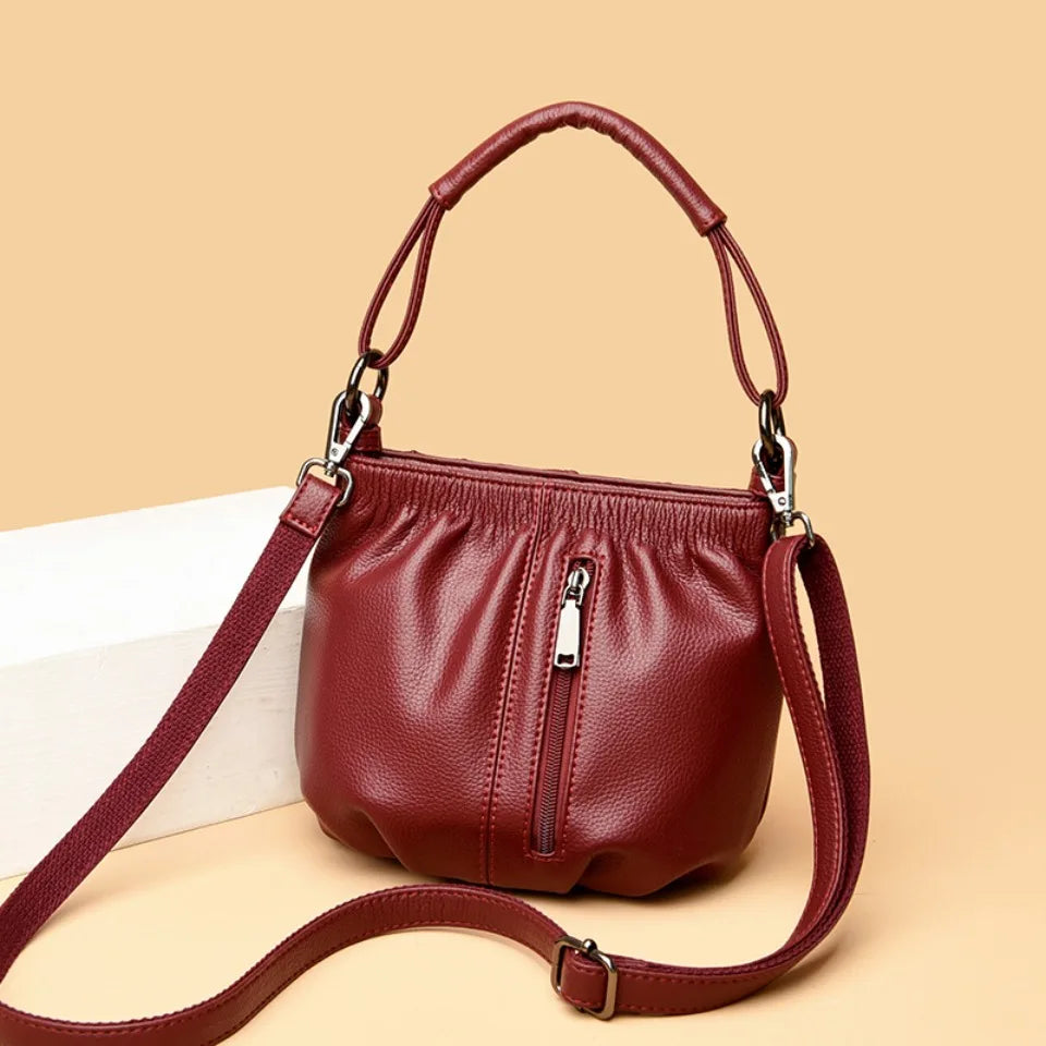 Sacs à main seau en cuir PU de haute qualité pour femmes, sacs à bandoulière décontractés et légers, petits sacs à main