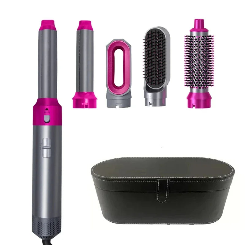 Ensemble de sèche-cheveux 5 en 1, peigne chauffant, fer à friser professionnel, lisseur, outil de coiffure pour sèche-cheveux Dyson Airwrap, usage domestique