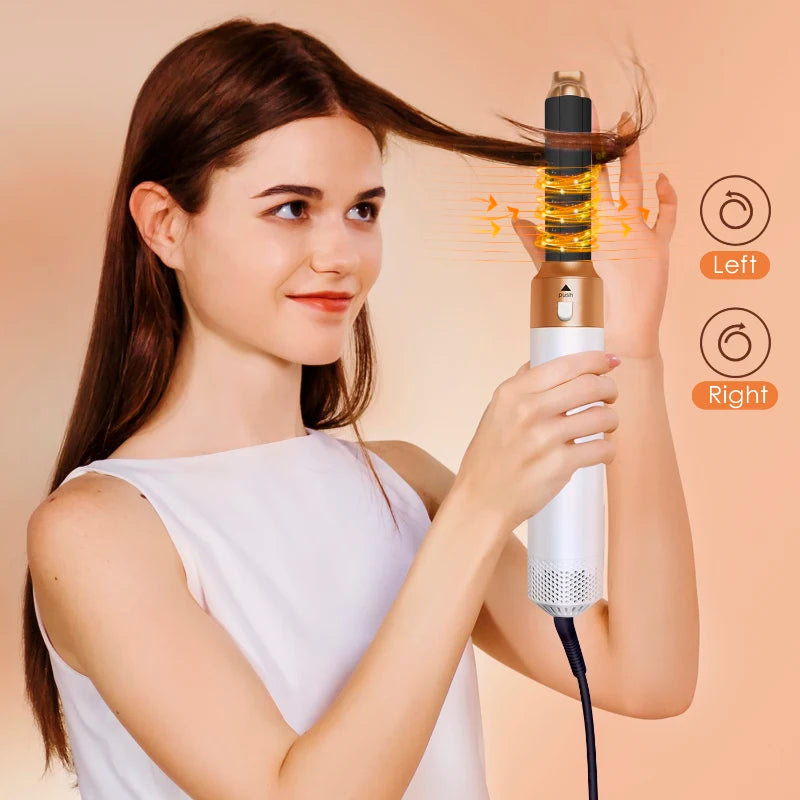Ensemble de sèche-cheveux 5 en 1, peigne chauffant, fer à friser professionnel, lisseur, outil de coiffure pour sèche-cheveux Dyson Airwrap, usage domestique