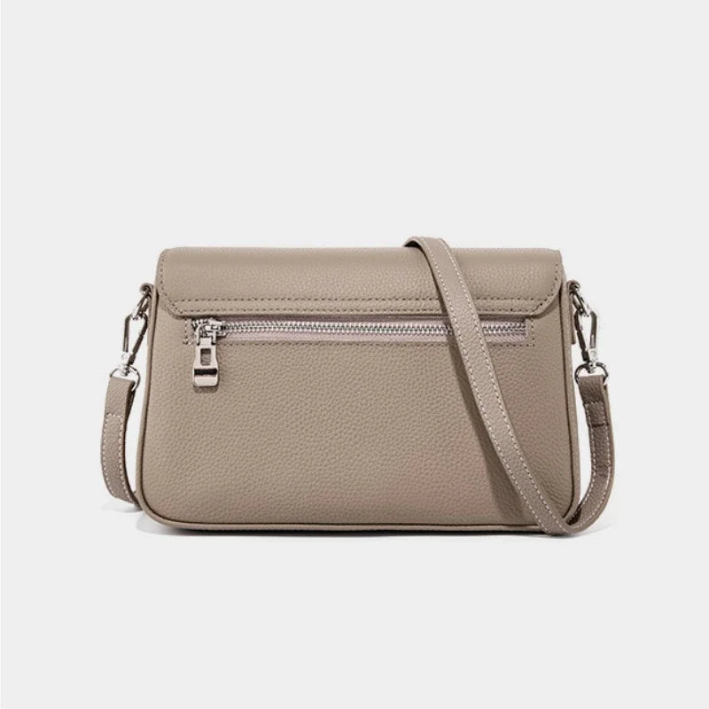 Sac à main en cuir véritable pour femme 2024, nouveau petit sac carré polyvalent pour dames, sac à bandoulière solide et polyvalent de haute qualité
