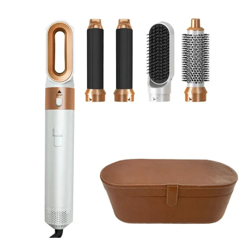 Ensemble de sèche-cheveux 5 en 1, peigne chauffant, fer à friser professionnel, lisseur, outil de coiffure pour sèche-cheveux Dyson Airwrap, usage domestique