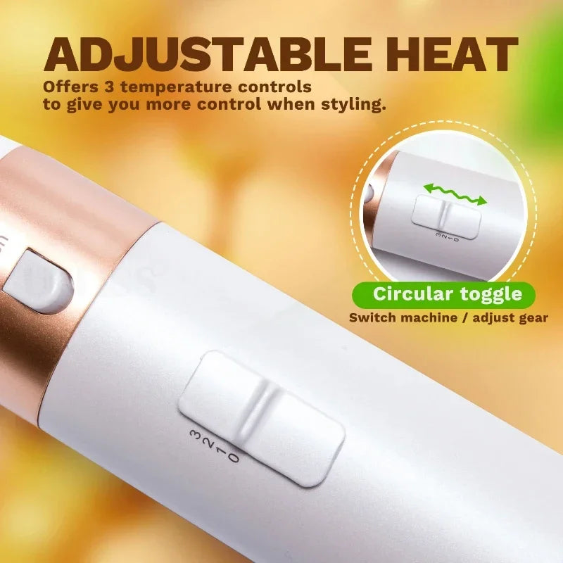 Ensemble de sèche-cheveux 5 en 1, peigne chauffant, fer à friser professionnel, lisseur, outil de coiffure pour sèche-cheveux Dyson Airwrap, usage domestique