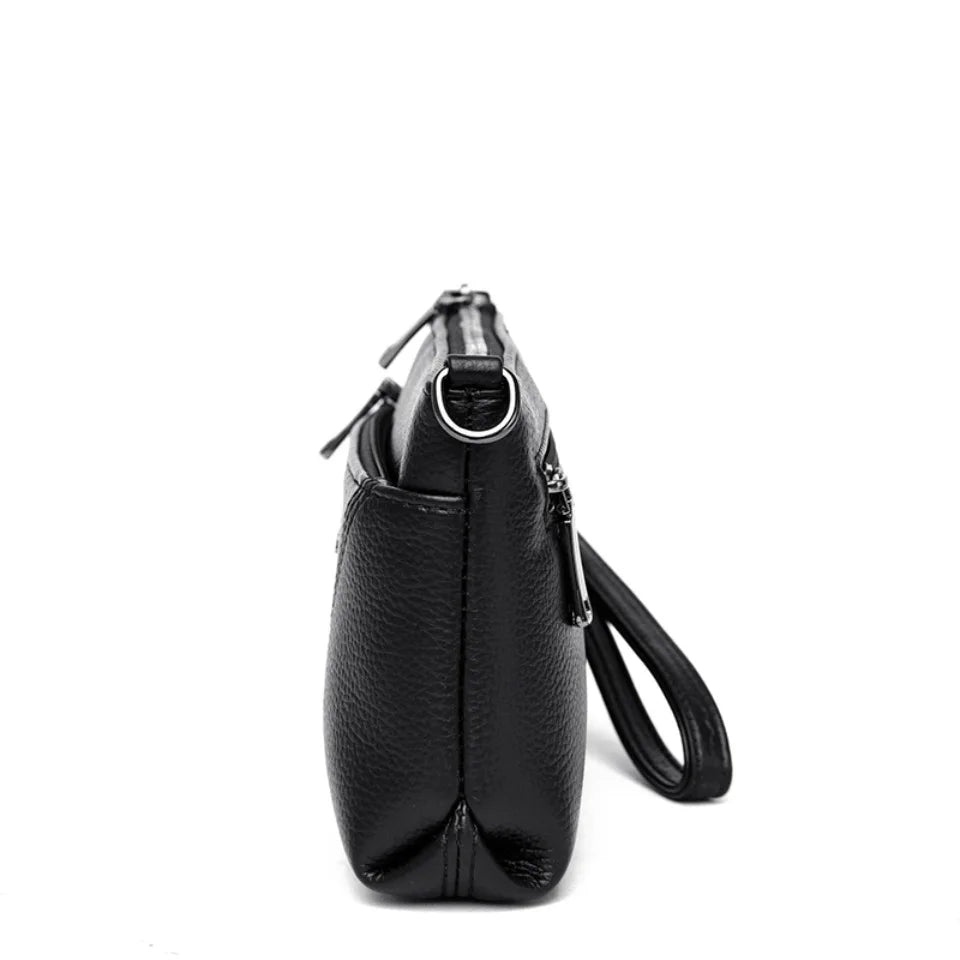 Petit sac à bandoulière en cuir synthétique pour femme, fourre-tout, couleur unie, pochette, sacs pour dames, sacs à main et bourses