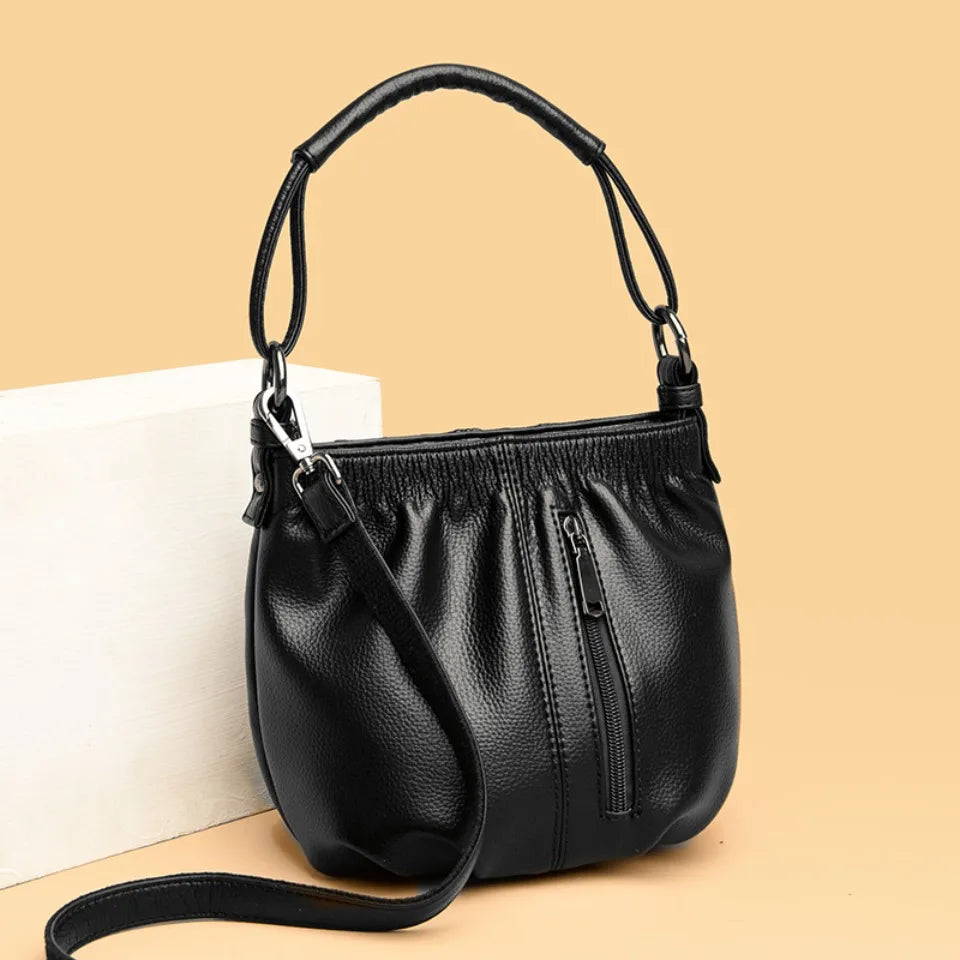 Sacs à main seau en cuir PU de haute qualité pour femmes, sacs à bandoulière décontractés et légers, petits sacs à main