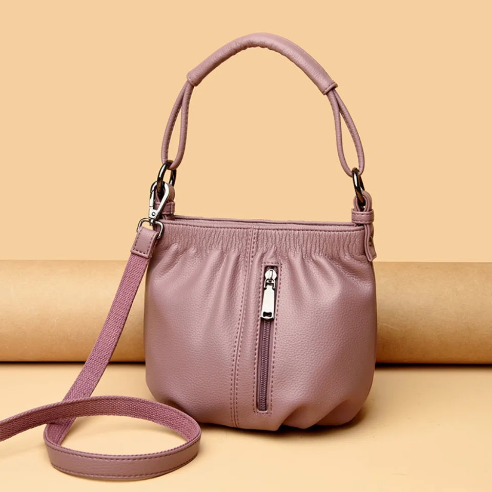 Sacs à main seau en cuir PU de haute qualité pour femmes, sacs à bandoulière décontractés et légers, petits sacs à main
