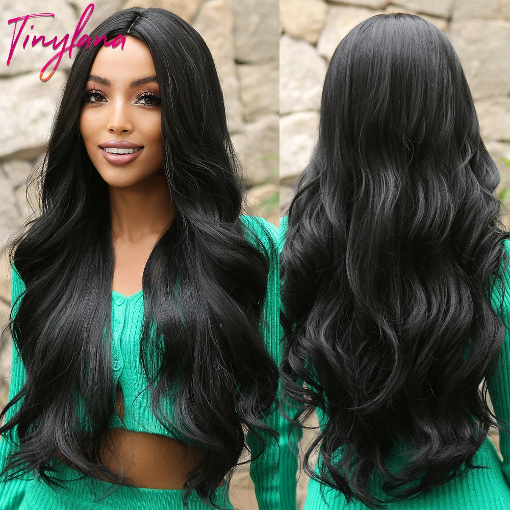 Perruques synthétiques longues bouclées gris cendré platine avec frange pour femmes, perruque afro ondulée profonde, perruque Lolita Cosplay, cheveux naturels résistants à la chaleur