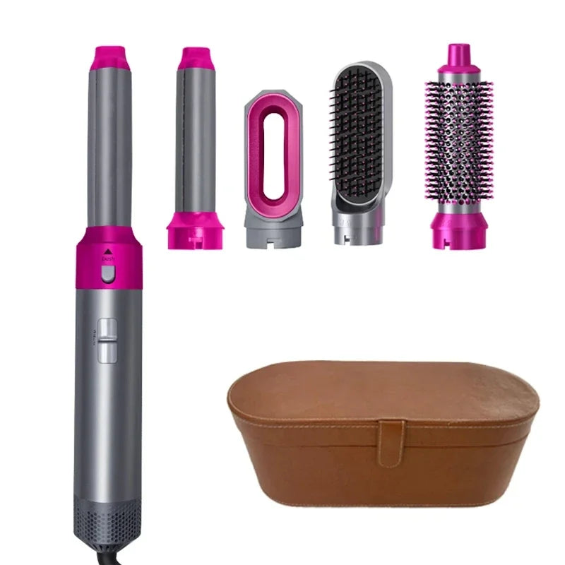 Ensemble de sèche-cheveux 5 en 1, peigne chauffant, fer à friser professionnel, lisseur, outil de coiffure pour sèche-cheveux Dyson Airwrap, usage domestique