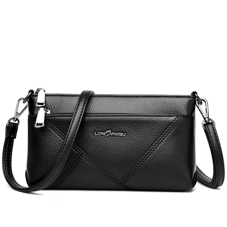 Petit sac à bandoulière en cuir synthétique pour femme, fourre-tout, couleur unie, pochette, sacs pour dames, sacs à main et bourses