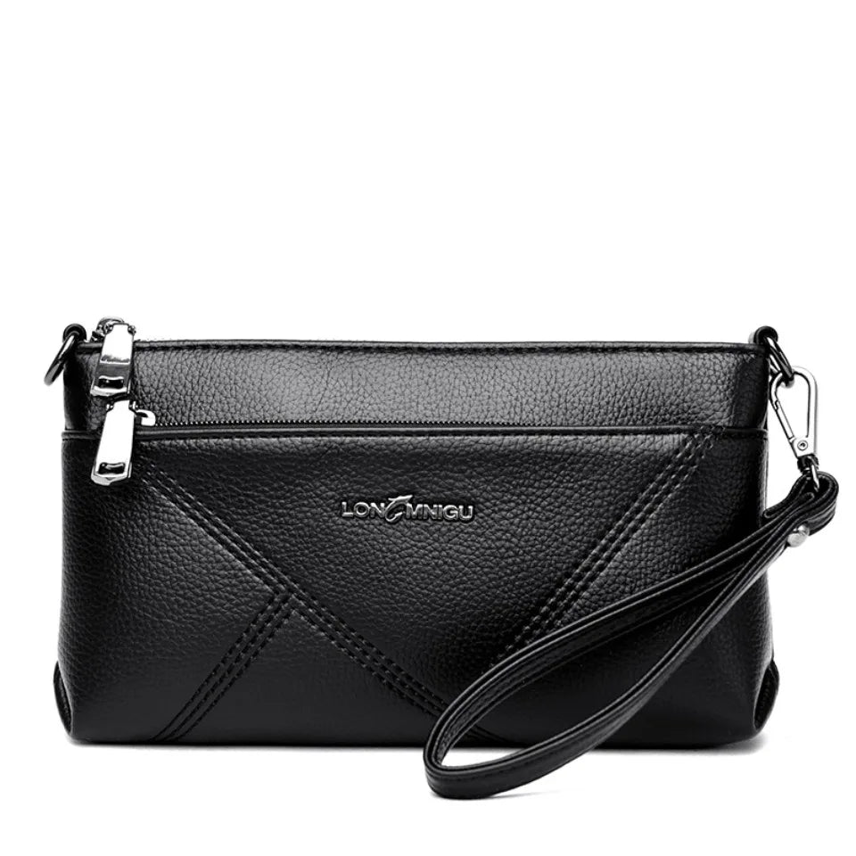Petit sac à bandoulière en cuir synthétique pour femme, fourre-tout, couleur unie, pochette, sacs pour dames, sacs à main et bourses