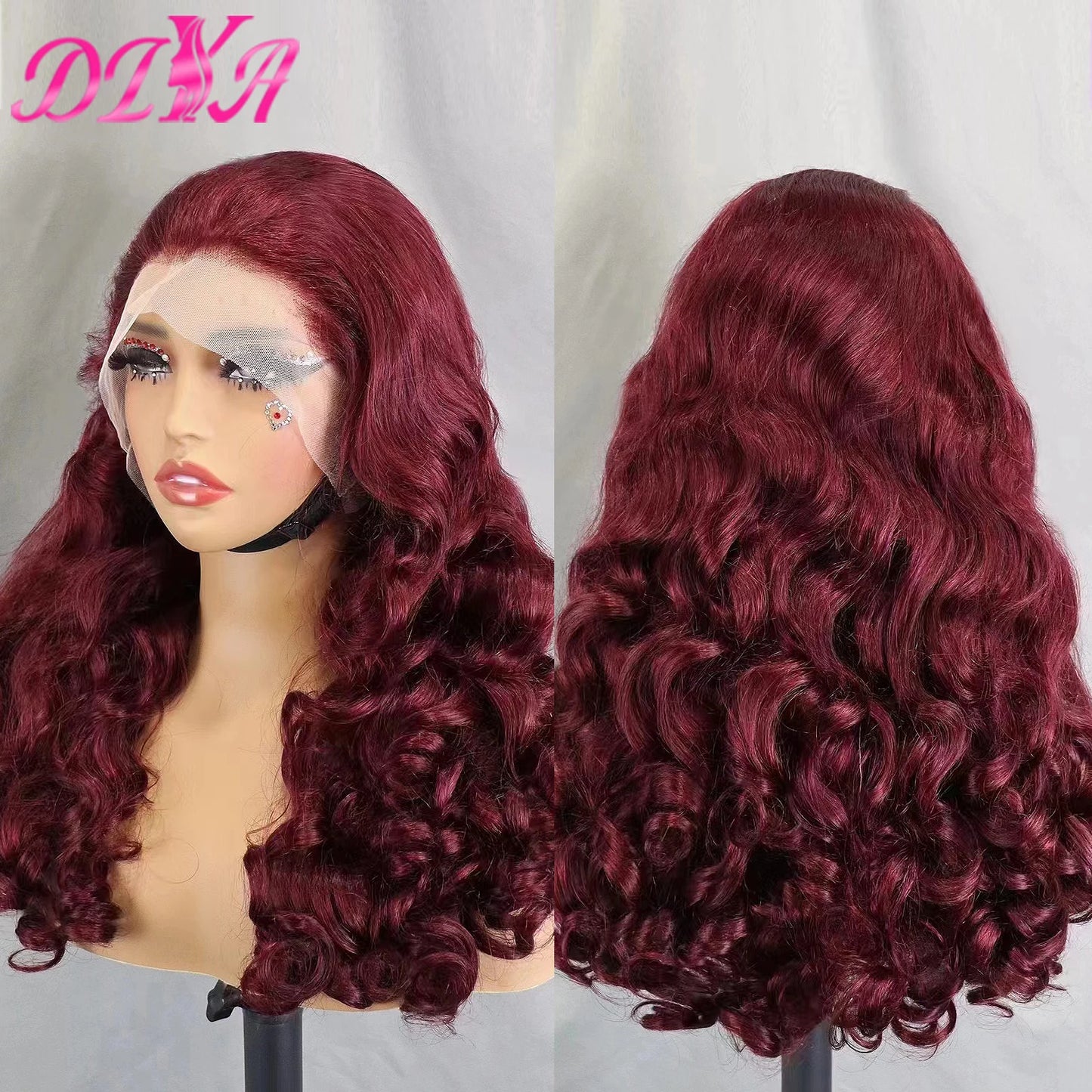 300% Density Bouncy Loose Wave Bob Human Hair Wigs for Black Women Glueless 13x4 Transparent Lace Frontal Brazilian Remy Hair