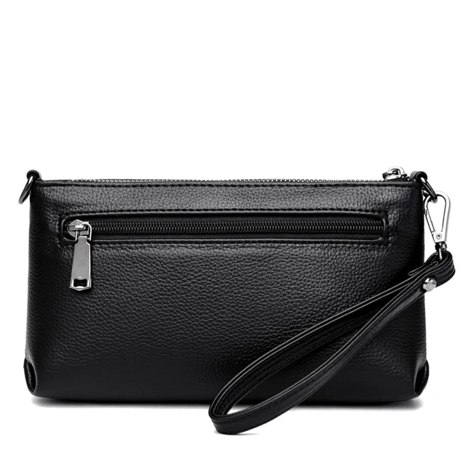 Petit sac à bandoulière en cuir synthétique pour femme, fourre-tout, couleur unie, pochette, sacs pour dames, sacs à main et bourses