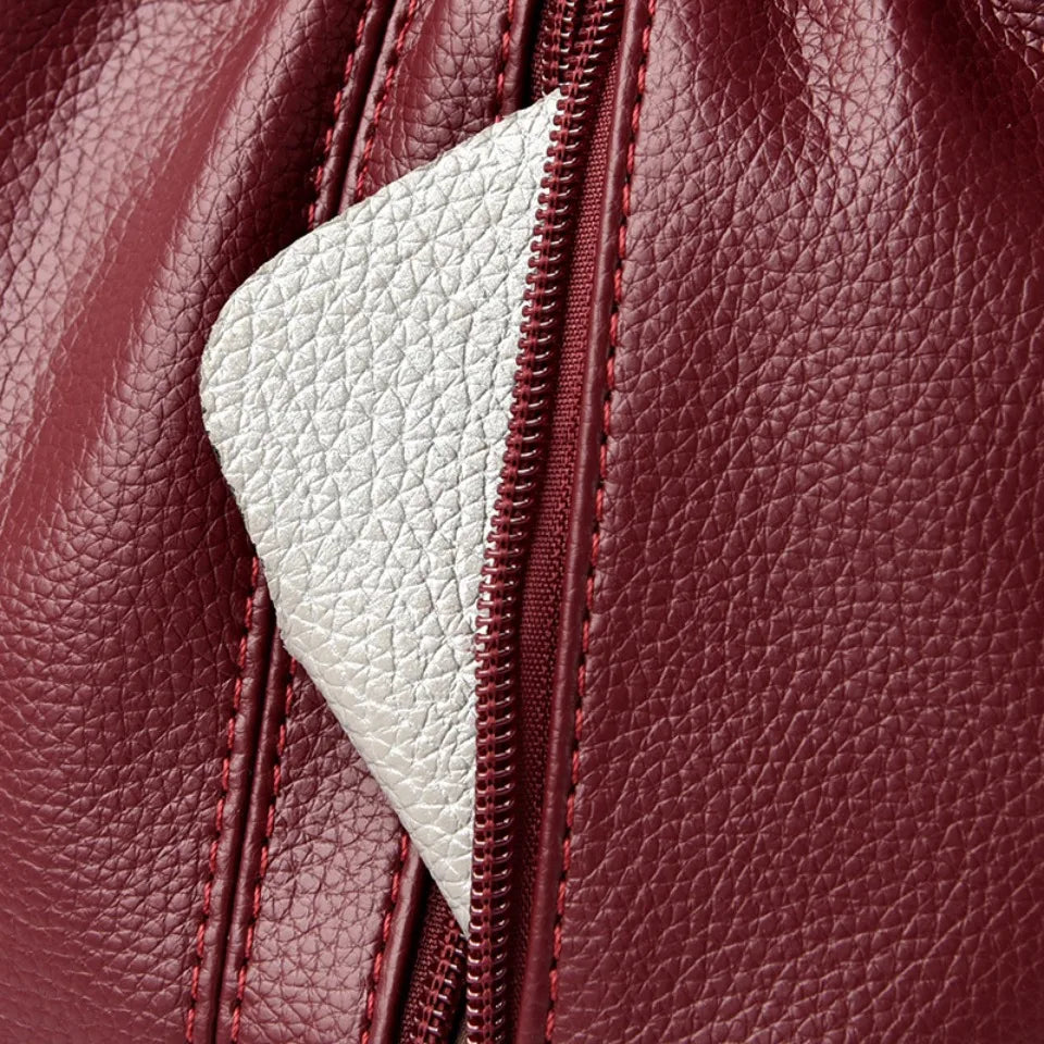 Sacs à main seau en cuir PU de haute qualité pour femmes, sacs à bandoulière décontractés et légers, petits sacs à main
