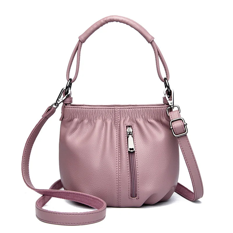 Sacs à main seau en cuir PU de haute qualité pour femmes, sacs à bandoulière décontractés et légers, petits sacs à main