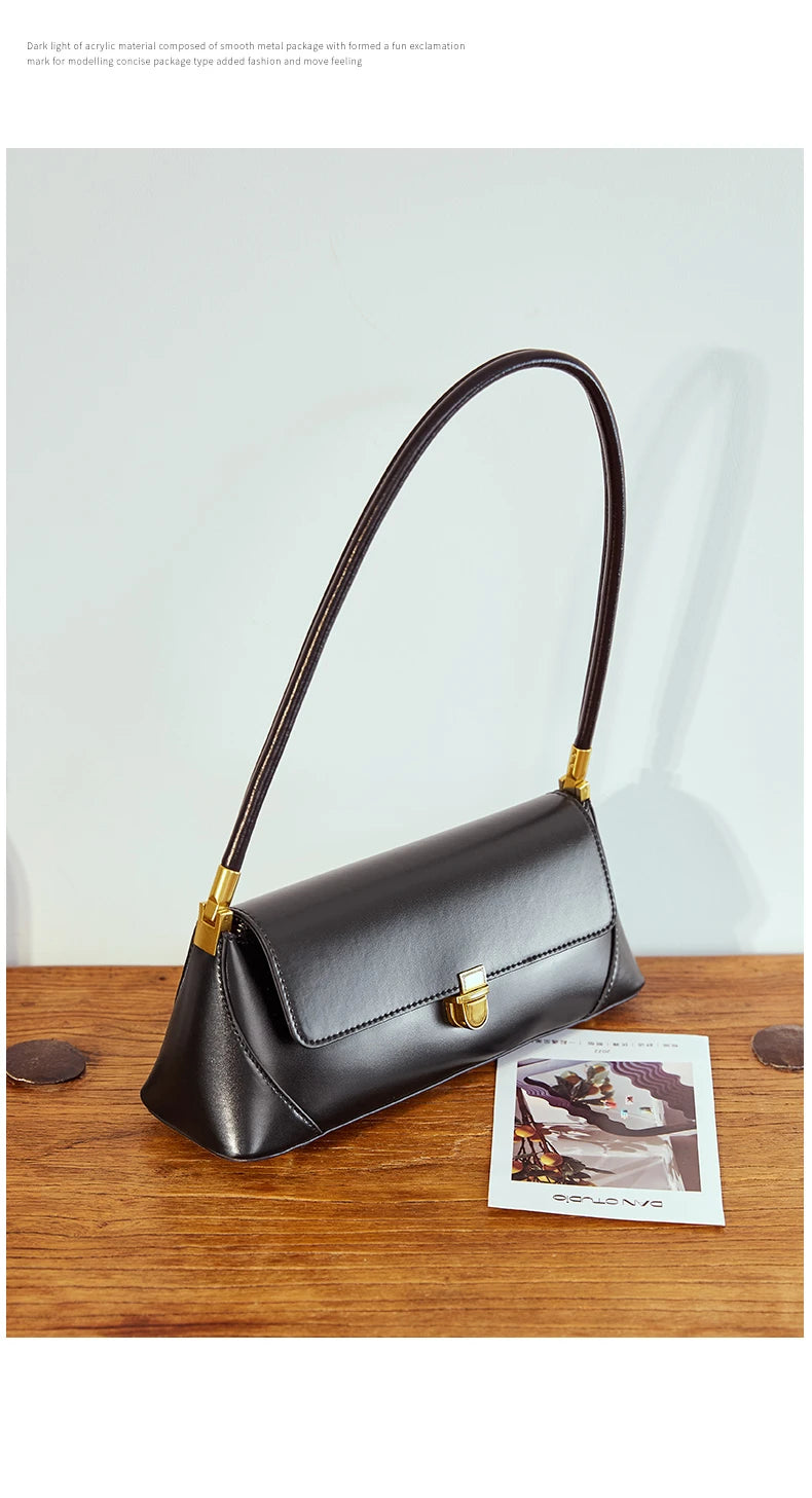 Sacs à bandoulière en cuir véritable de vachette Hifashion pour femmes, tendance 2025, sac fourre-tout à poignée supérieure pour dames