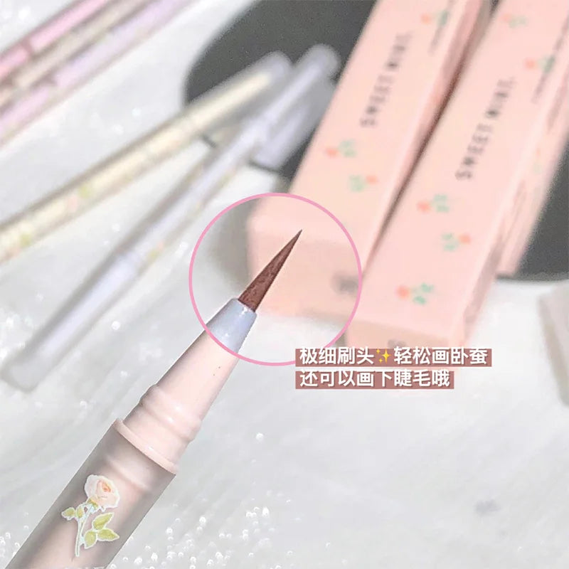 Mulitfuntional Double Ended Lying Silkworm Pencil Highlighter Makeup Pen Nude Liquid Contour Liner Eye Brightener Make Up Stick