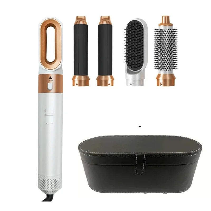 Ensemble de sèche-cheveux 5 en 1, peigne chauffant, fer à friser professionnel, lisseur, outil de coiffure pour sèche-cheveux Dyson Airwrap, usage domestique
