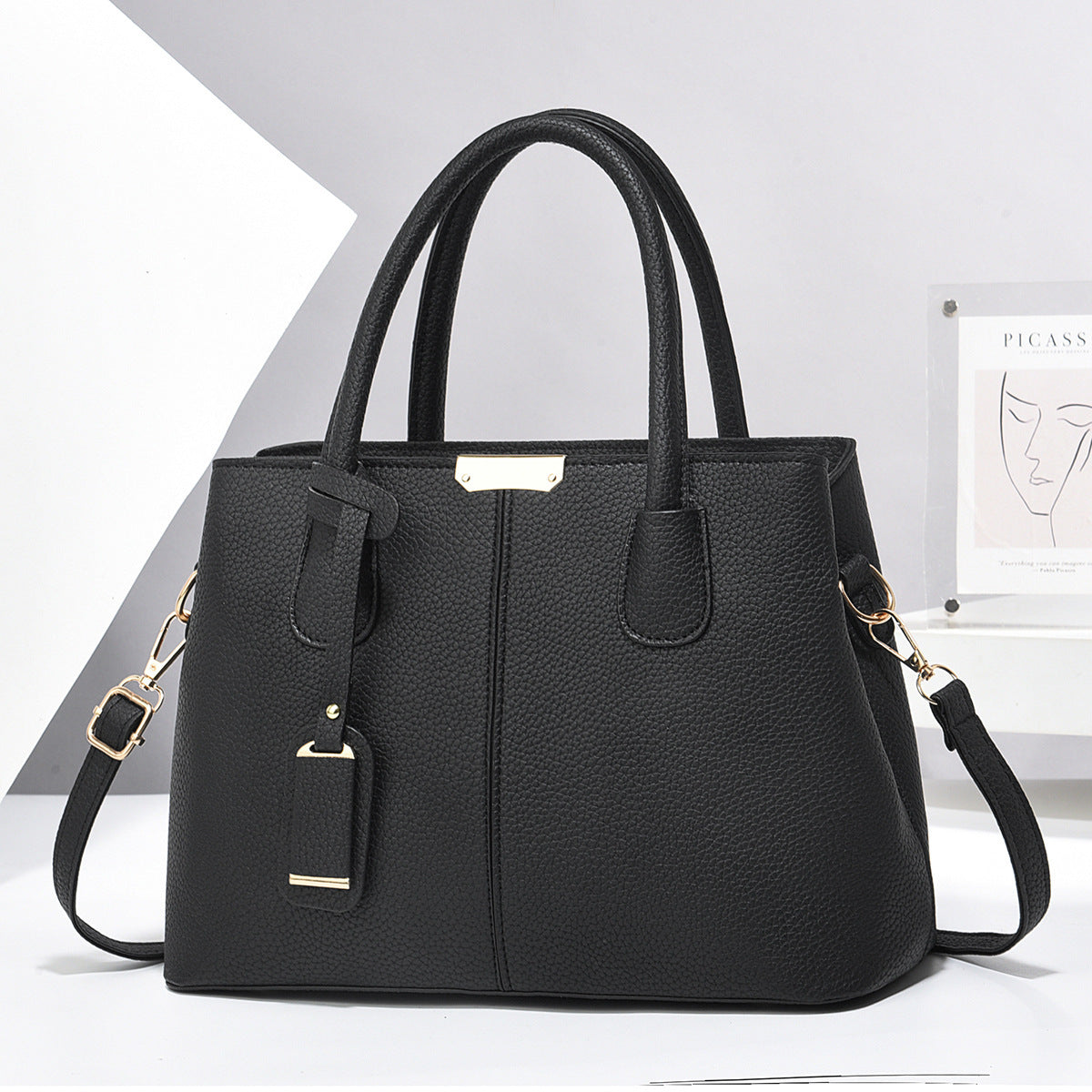 Sac à main tendance, sac messager à bandoulière de grande capacité