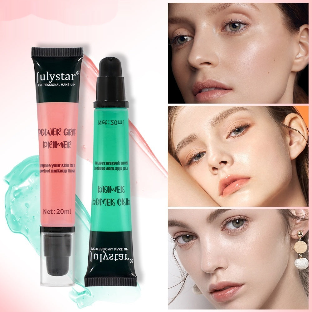 Base de maquillage portable pour les yeux et le visage, gel hydratant et invisible pour les pores